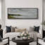 Tranquil Landscape Soft Brushstroke Lake Scene, reproduction d'art sur toile-111376756-96074574