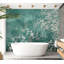 Murale botanique pelez et collez - Jardin bleu-752544101