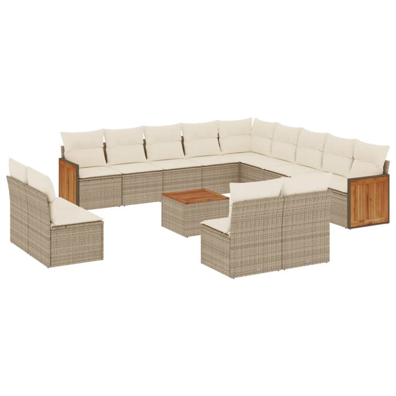 Vidaxl Garden Sofa Set Beige