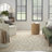 Cristiaan Damask Machine Woven Polypropylene Area Rug in Beige-132476769