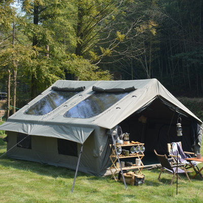 Tente de camping gonflable avec pompe
