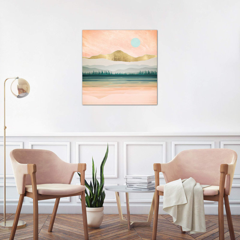 Spring Forest Lake by SpaceFrog Designs - Wrapped Canvas Print, 45.72 cm H x 45.72 cm W x 1.91 cm D