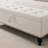 59" Bed Bench Ottoman With Storage Fabric