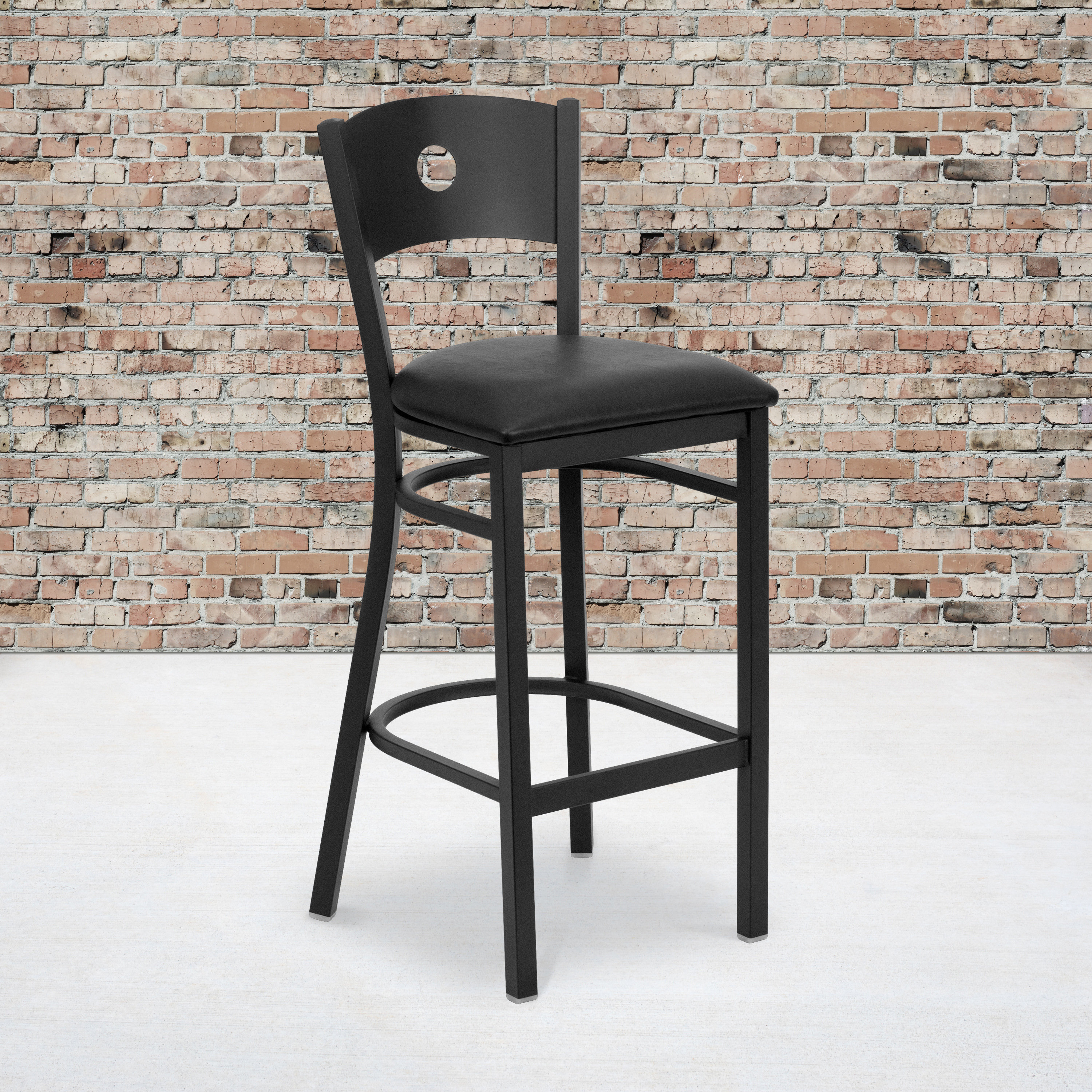 Lark Manor Prompton Hercules Series Circle Back Metal Restaurant ...