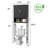 Over The Toilet Storage Cabinet With Fluted Doors-2010386700