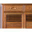 Armoire de véranda en bois massif avec rangement chinois