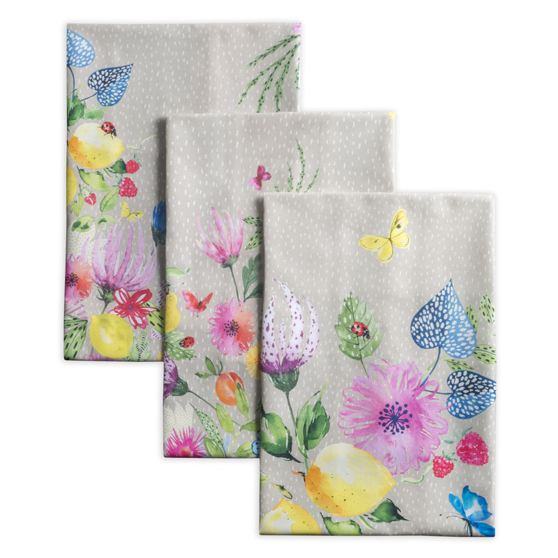 Cotton Tea Towel Kitchen Towel, Fog