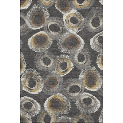 Premium Machine Washable Mayfield AMF2278 Geometric Rug
