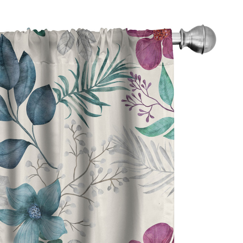 Semi Sheer Curtain Pair