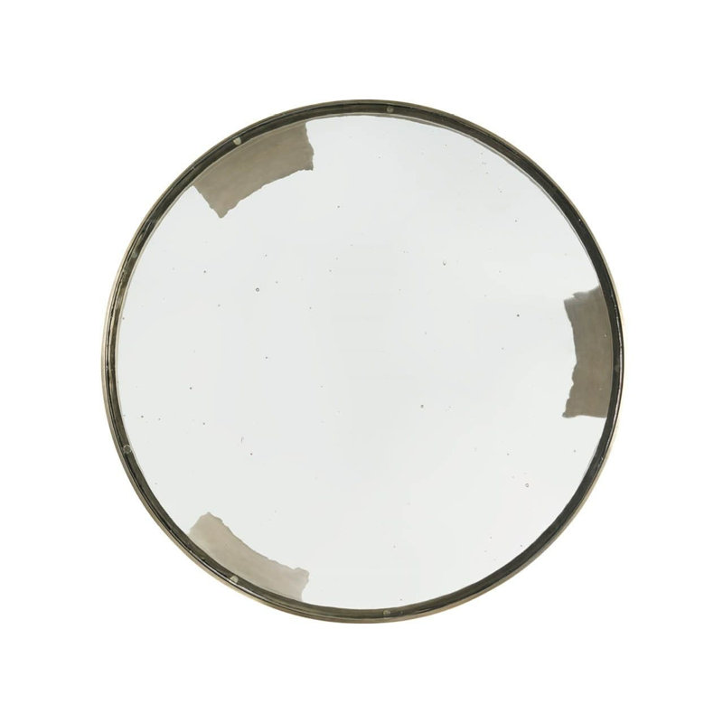 Modern Nuvola 38" Round Zinc Cast Aluminum Base Cocktail Table