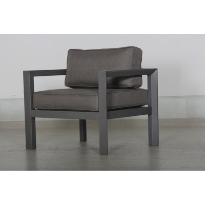 Chaise de patio avec coussins Abygayle