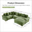 Canapé modulaire surdimensionné avec repose-pieds Cloud-132952696