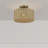 Weavington Antique Gold Leaf Medium Semi-flush
