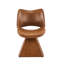 Chaise de salle à manger pivotante moderne avec dossier haut confortable-402140949