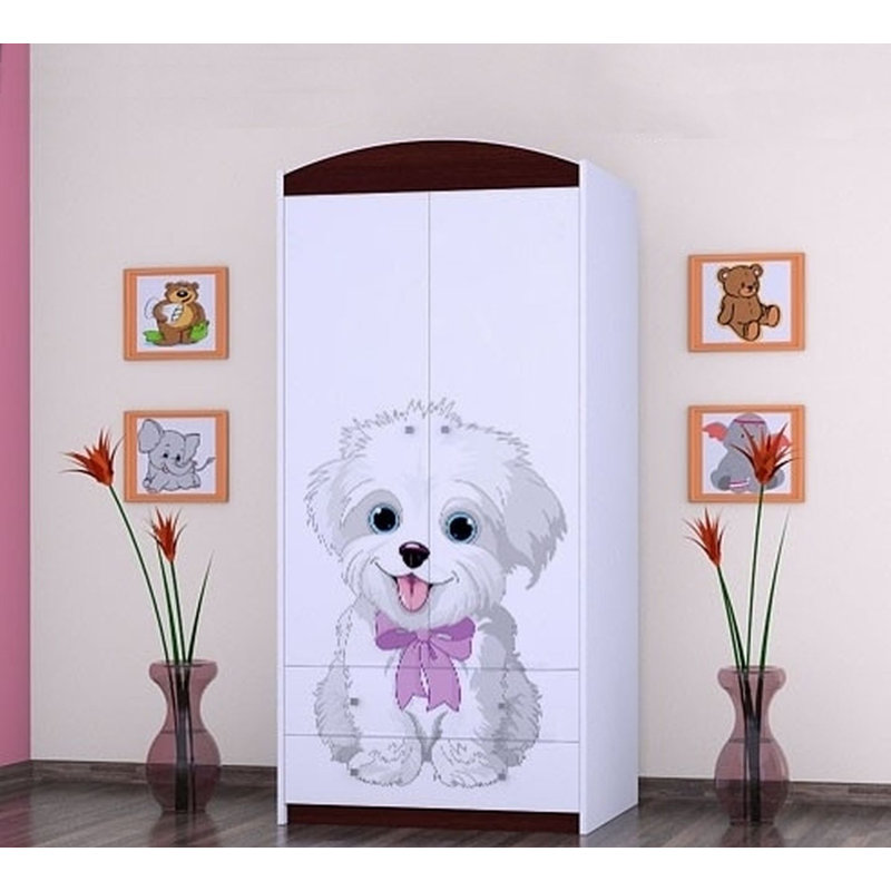 Nieto 2 Door Wardrobe, Black