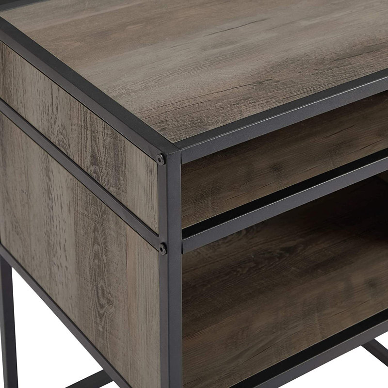 Kempsford End Table, Grey