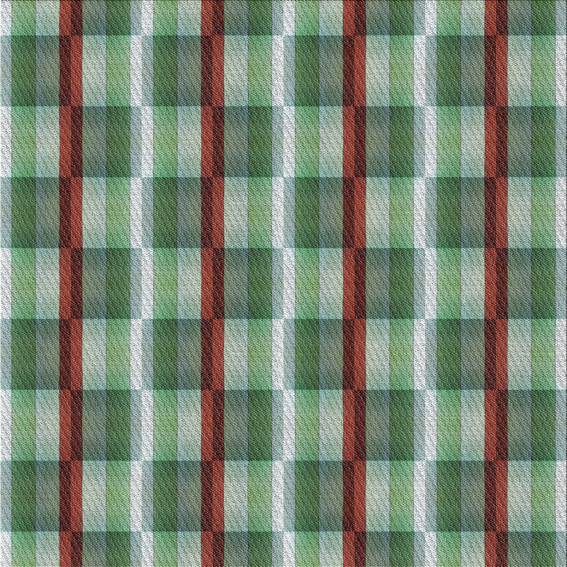 Tapis de surface verte à motif de mer, Carré 5 pi