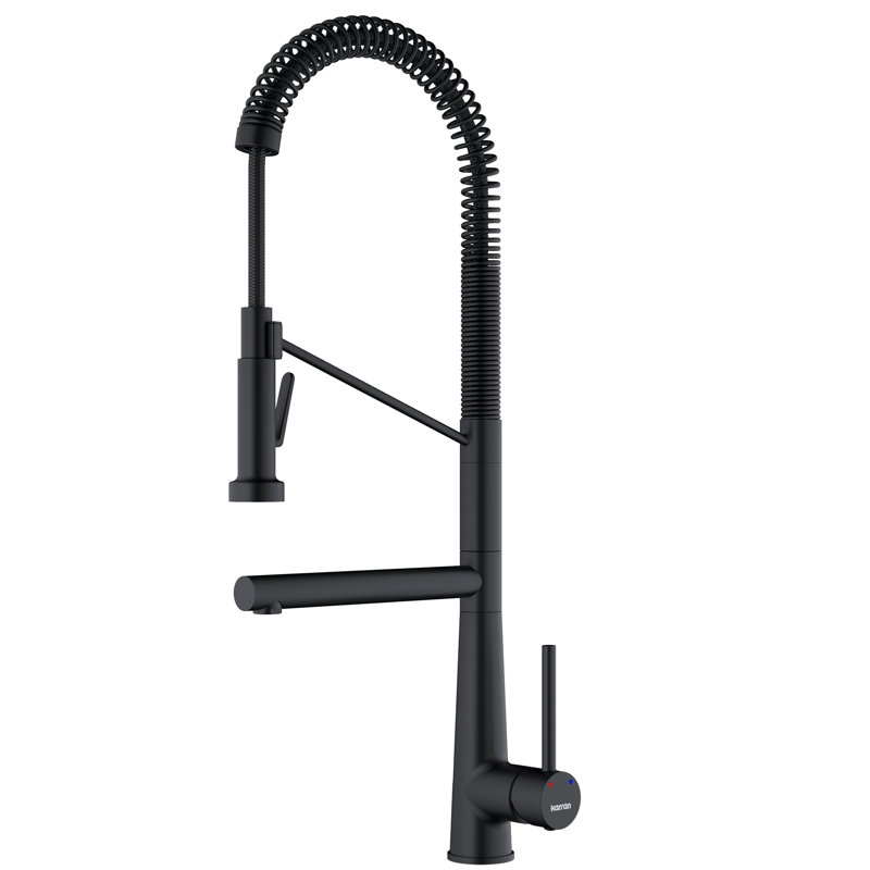 Robinet de cuisine Karran Tumba, Noir mat