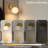 Modern Gold Rechargeable Armed Sconce With Remote & Bulb