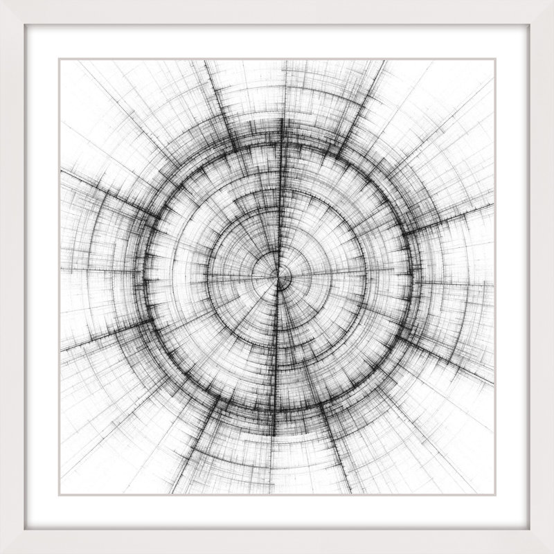Single Picture Frame Print, 41 cm H x 41 cm W, White