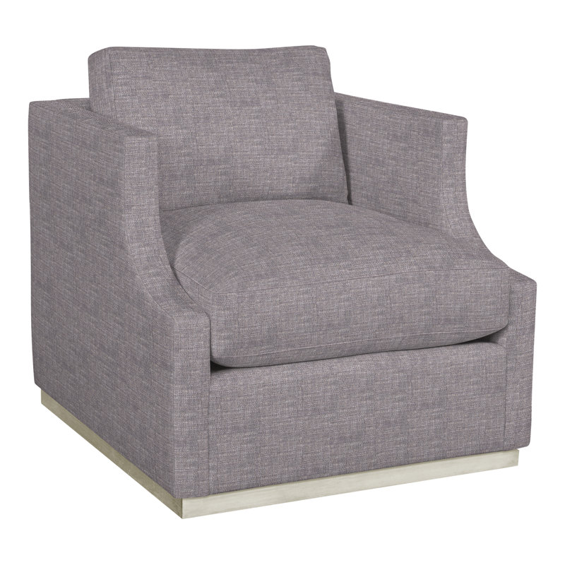 Fauteuil Thom Filicia Home, Chenille nomade ardoise Crypton®, Navajo
