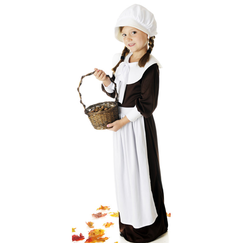 Accroche en carton pilgrim fille
