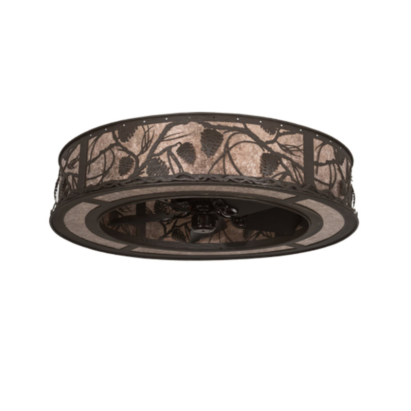 Whispering Pines Downrod Ceiling Fan