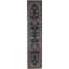 Hand-Knotted High-Quality Black Runner