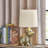 18" Resin Pig Table Lamp With Shade-611404055-611404049
