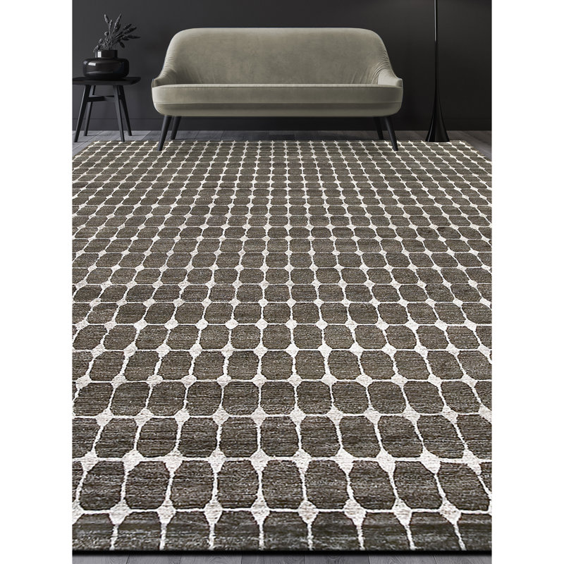 One-of-a-Kind 6' X 9'2" Viscose Area Rug in