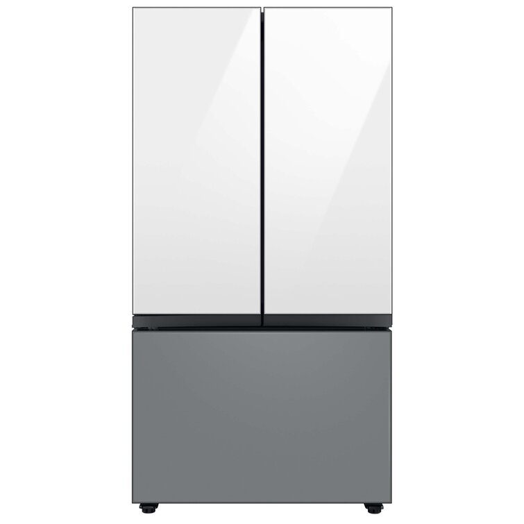 Hisense 17.2-cu ft Counter-depth Bottom-Freezer Refrigerator (White) ENERGY  STAR in the Bottom-Freezer Refrigerators department at