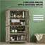 Armoire de rangement Rustic Home, armoire de cuisine, armoire de rangement autoportante-1630037464
