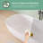 67'' Freestanding Soaking Solid Surface Bathtub In White