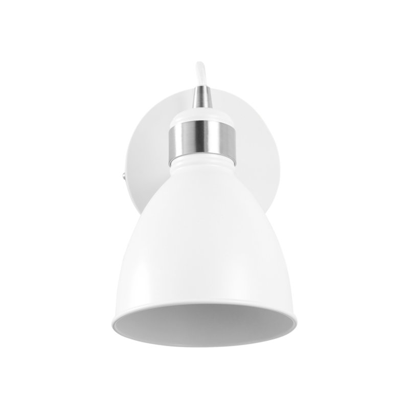 Azalea Spotlight, White/Satin Chrome