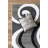 GloryRugs4x6GreyBlackSwirlsAreaRug,ModernCarpet forBedroom,LivingRoom-SevillaCollection4817-2065743071