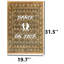Tapis traditionnel citation Sultan's Dance (jaune)