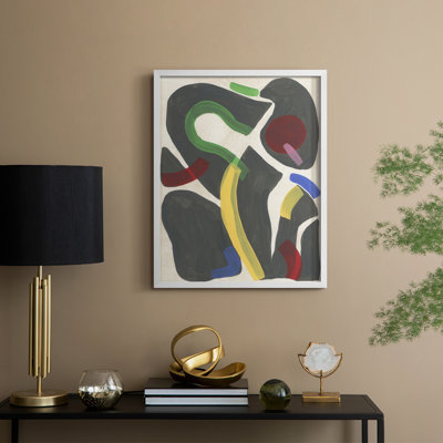 Canasta I, reproduction encadrée - bois massif