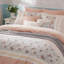 Ensemble d'édredon 9 pièces en percale de coton rosé-117508602