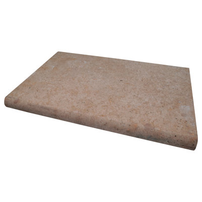 Abri de piscine en travertin brossé sans remplissage 16 po x 24 po x 2 po Marzana (2,67 pieds carrés / unité, 1 pièce)