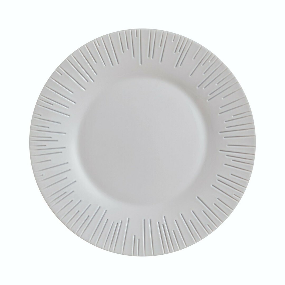 Luminis 22cm Tempered Glass Salad or Dessert Plate, Set of 6