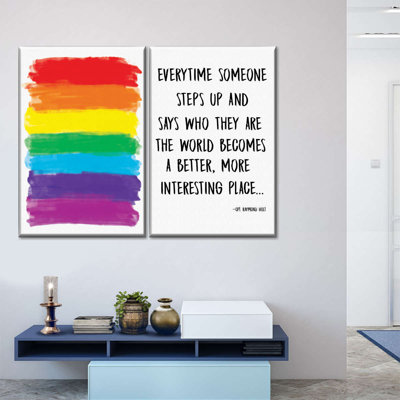 " Pride Month Quote " 2 - Pieces