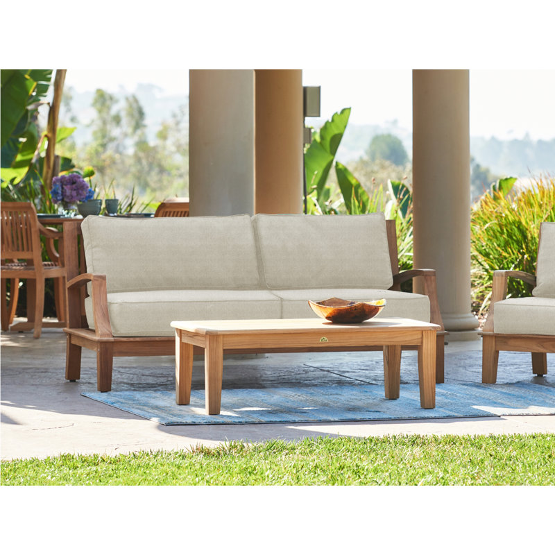 Grande Patio Sofa with Sunbrella Cushions, Sunbrella® Cast Silver