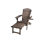 Chaise adirondack pliante en bois massif Yarnell