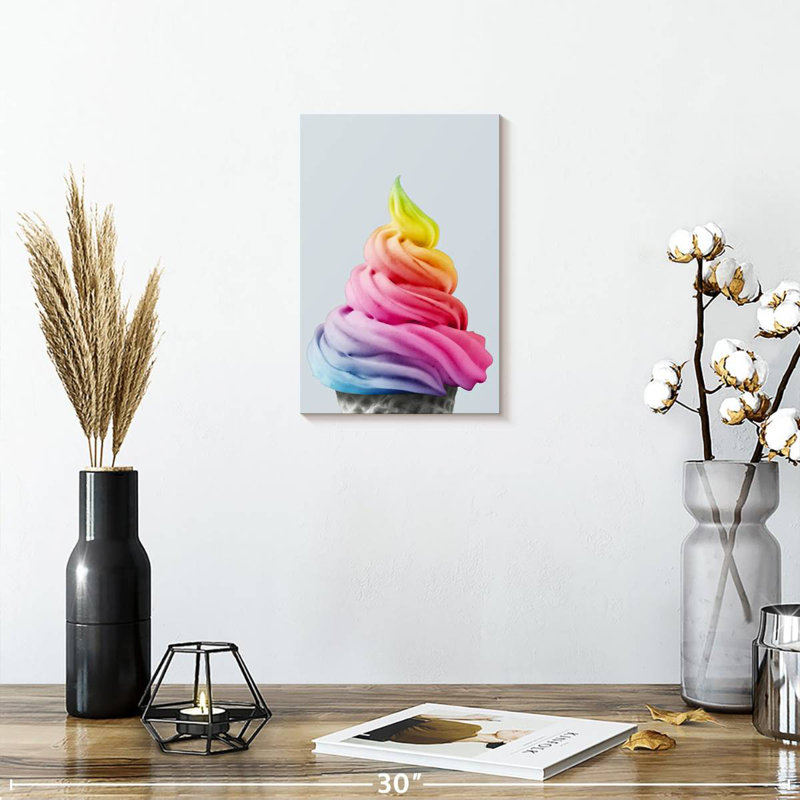 Yarlin Rainbow Ice Cream, H 12 po x l 8 po