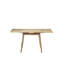 C35A Square Oak Extendable Dining Table