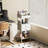 Makeup Organizer - LED&Charging Station Make Up Organizers Storage Vanity Cosmetics Display White