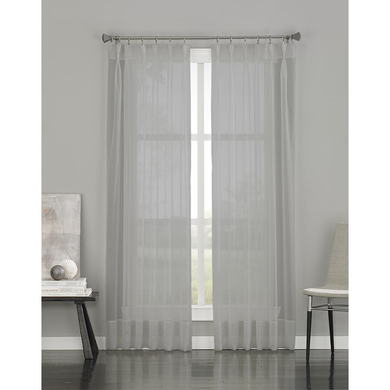 Rideau simple Curtainworks, L 29 po x L 95 po, Huître