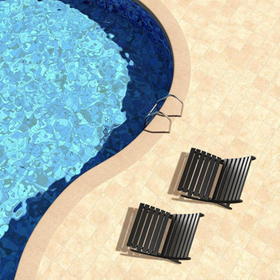 Chaise Adirondack pliante en plastique Sofina