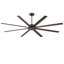 Ventilateur de plafond industriel de 88 pouces avec moteur PM CC et lumière-61444618