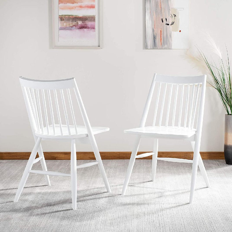 Chaise de salle à manger H 19 po Botti, Blanc
